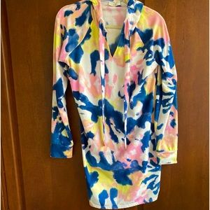 Bobbie brooks Camouflage Soft Hoodie Sweat Dress Size XL